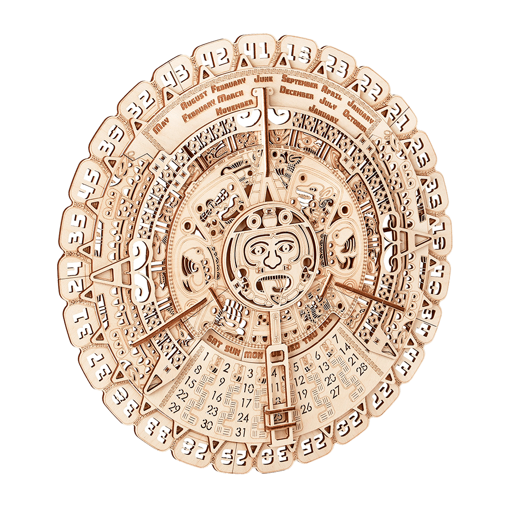 Mayan Calendar Wood Model Kit WoodTrick Wood Trick mayan-calendar-wood-model-kit-woodtrick-wood-trick