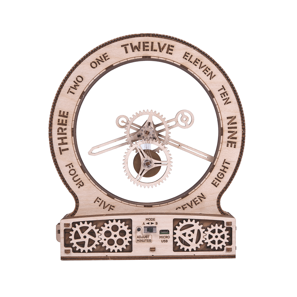 Kinetic Clock: Modern image-2 English