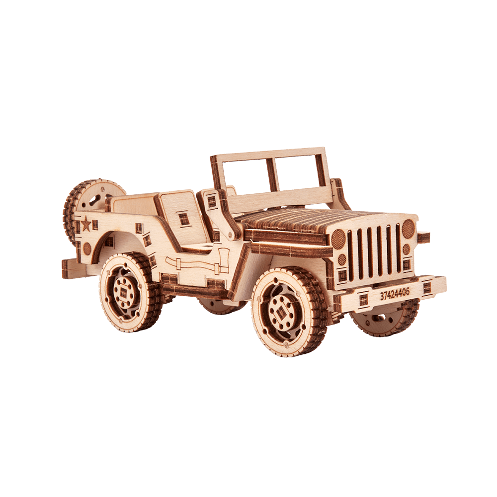  Wood Trick Pickup Truck SUV Car Wooden 3D Puzzles for