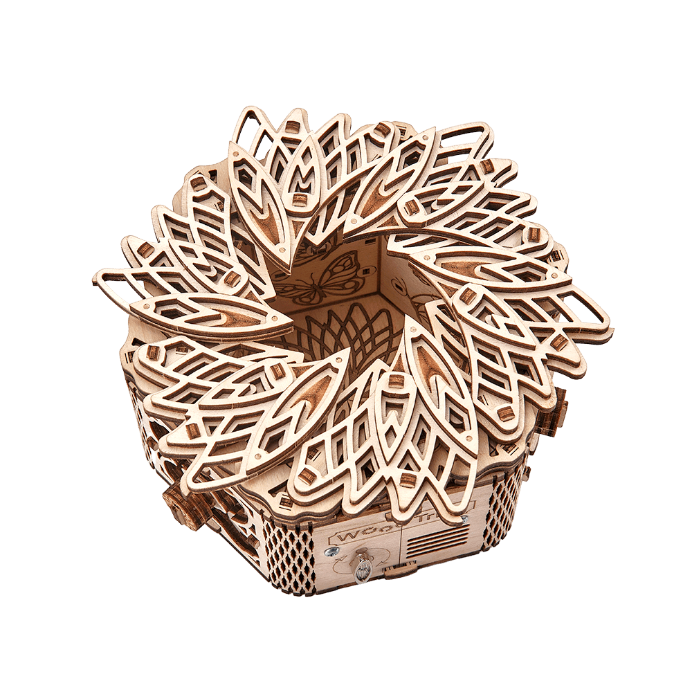 Mystery Flower Wood model kit ✔️ WoodTrick – Wood Trick Mystery Flower Wood model kit ✔️ WoodTrick – Wood Trick