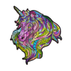 Purple Wind Unicorn (mini color puzzle) image-1 English