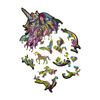 Purple Wind Unicorn (mini color puzzle) image-2 English