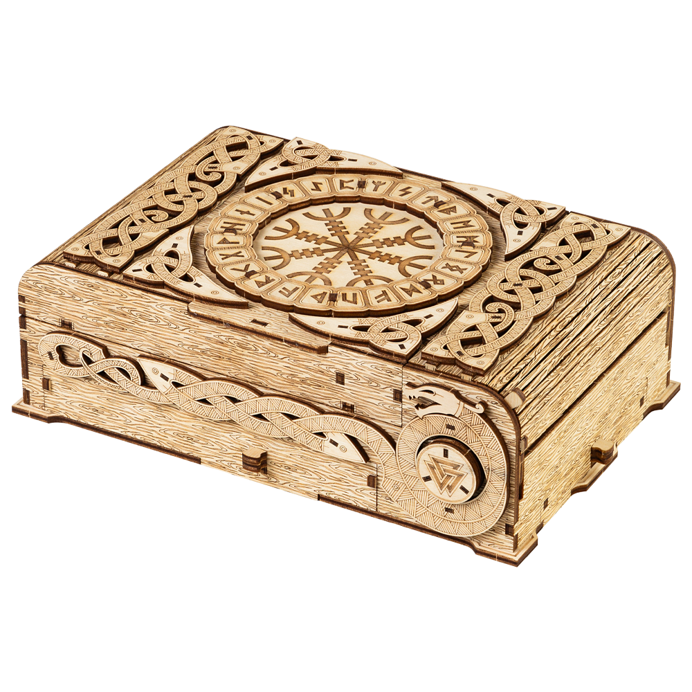 Nordic Chest Wood model kit ✔️ WoodTrick – Wood Trick