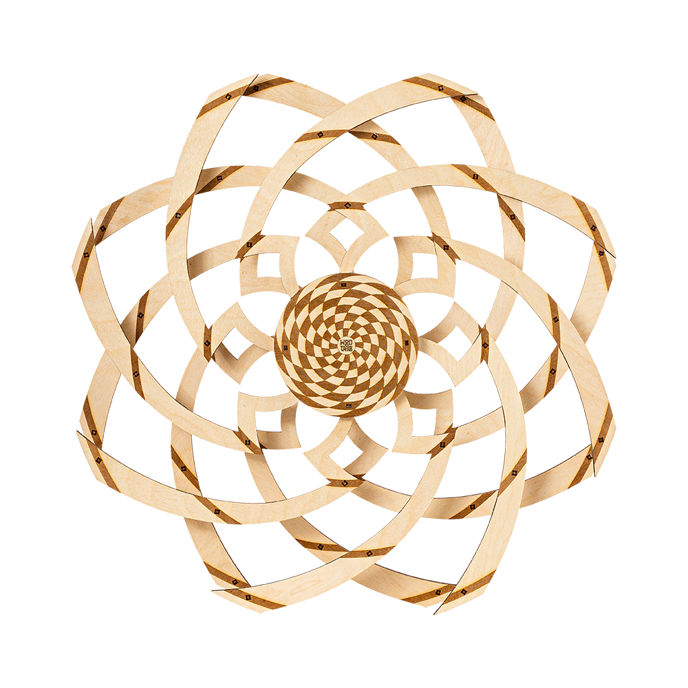 Wood Vortex Pattern Hypnotic Vortex Wood model kit ️ WoodTrick – Wood Trick