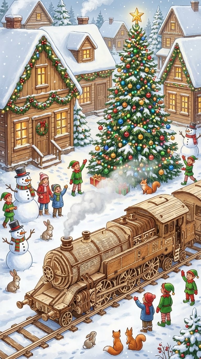 Grand Traveler 246 Wood model kit ✔️ WoodTrick – Wood Trick