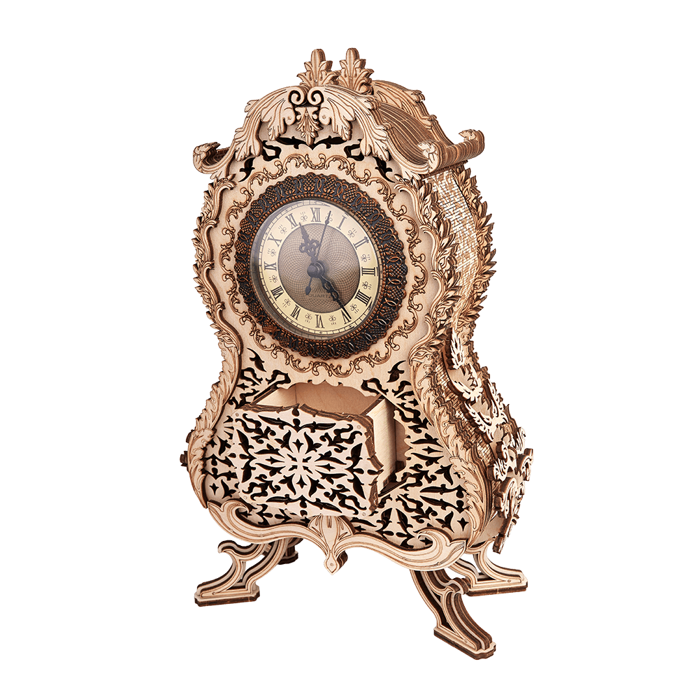 Clock Model Kit Vintage Clock Wood model kit ️ WoodTrick – Wood Trick