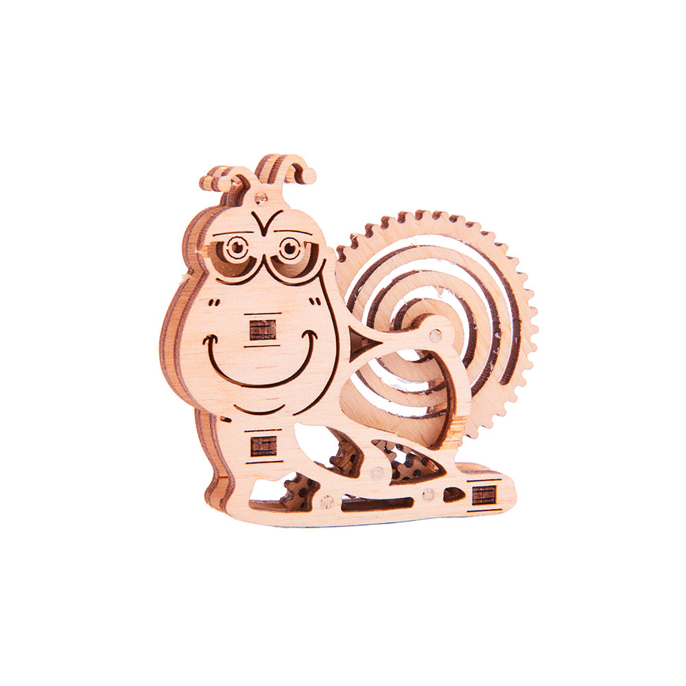 Wood Rocking Snail Snail Wood model kit ️ WoodTrick – Wood Trick