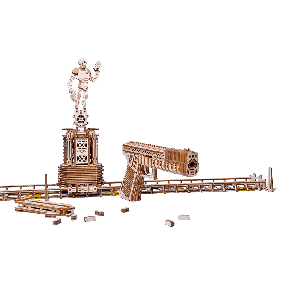 Shooting Range Wood model kit ️ WoodTrick Wood Trick