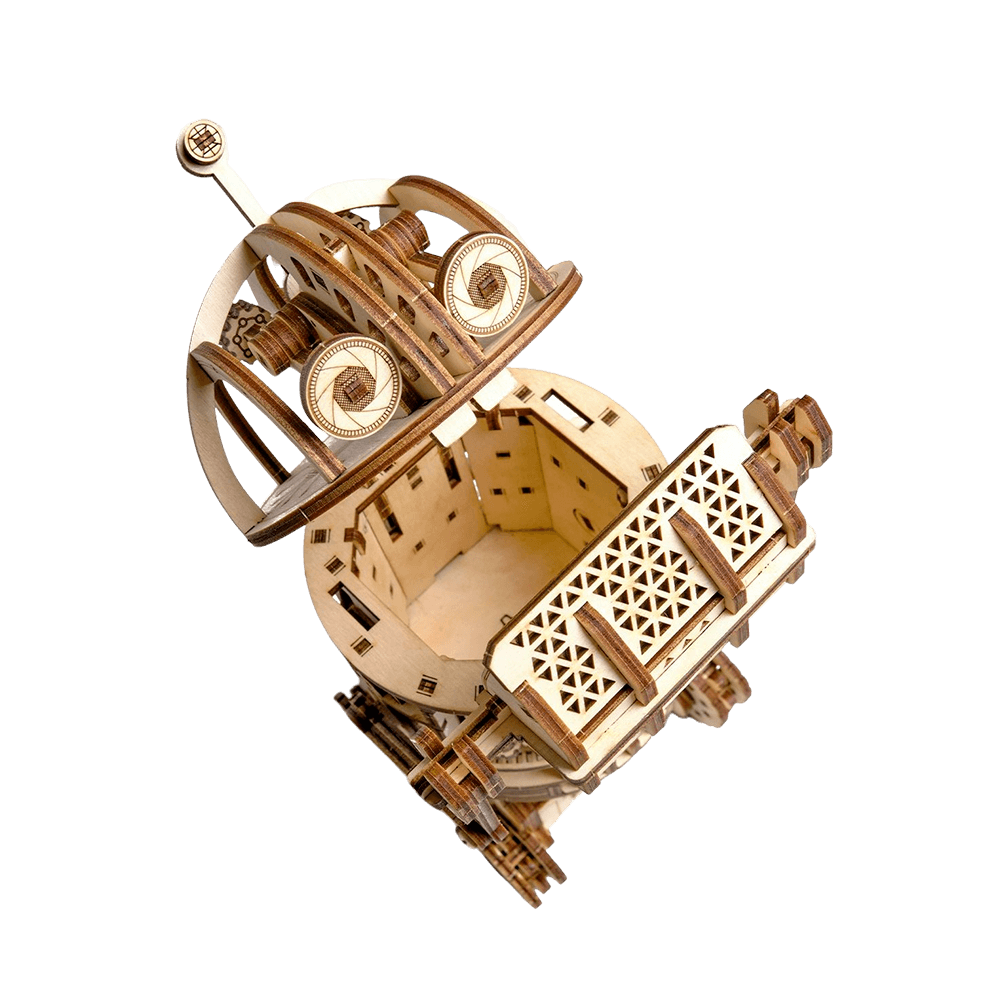 Maquette Space Junk Robot Mechanical en bois WoodTrick Wood Trick