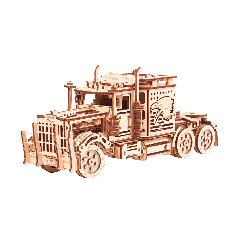 Big Rig Wood model kit ️ WoodTrick – Wood Trick