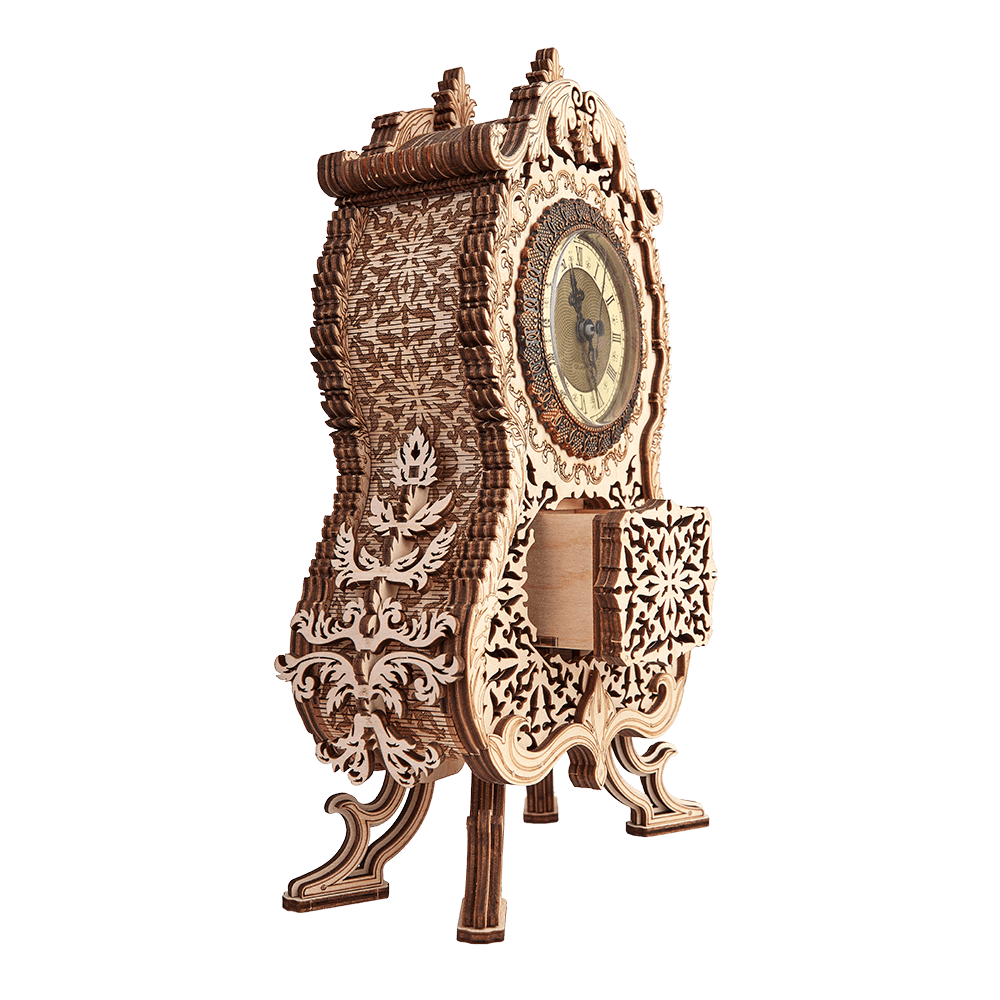Clock Model Kit Vintage Clock Wood model kit ️ WoodTrick – Wood Trick