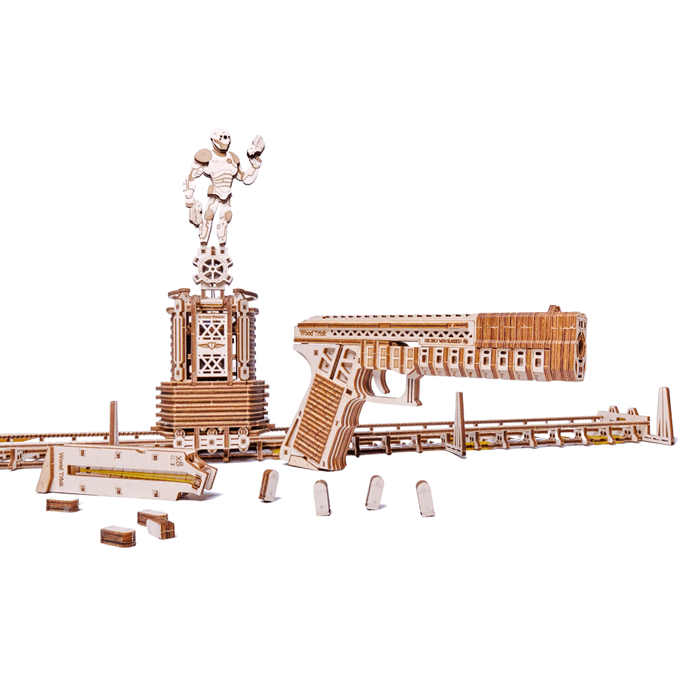 Shooting Range Wood model kit ️ WoodTrick Wood Trick