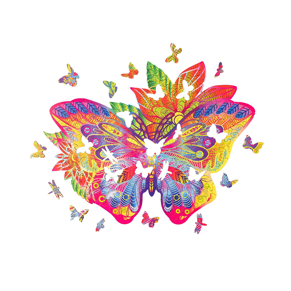 Jewel Butterfly Wood model kit ✔️ WoodTrick – Wood Trick