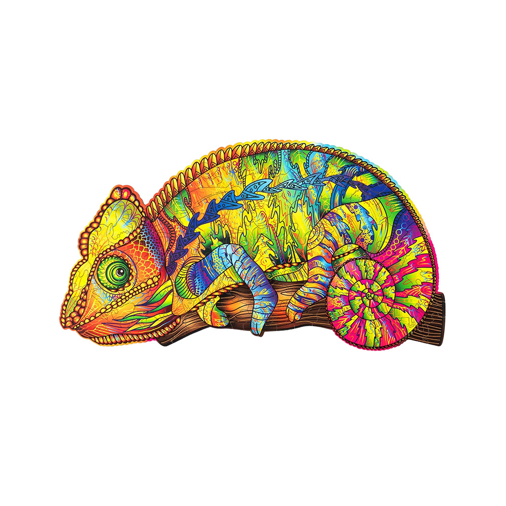 Colorful Chameleon Wood model kit ✔️ WoodTrick – Wood Trick Colorful Chameleon Wood model kit ✔️ WoodTrick – Wood Trick