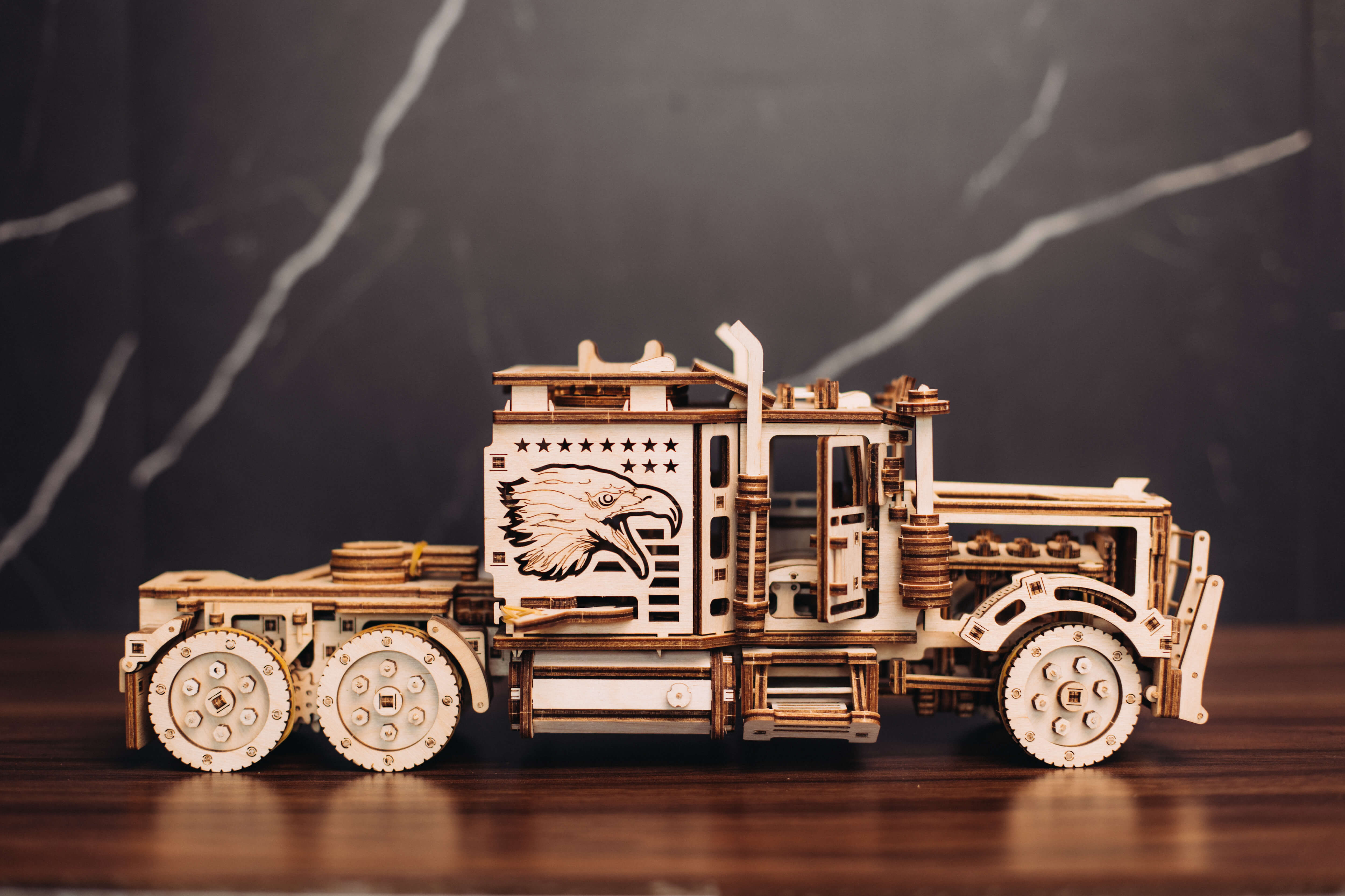 Big Rig Wood model kit ️ WoodTrick – Wood Trick