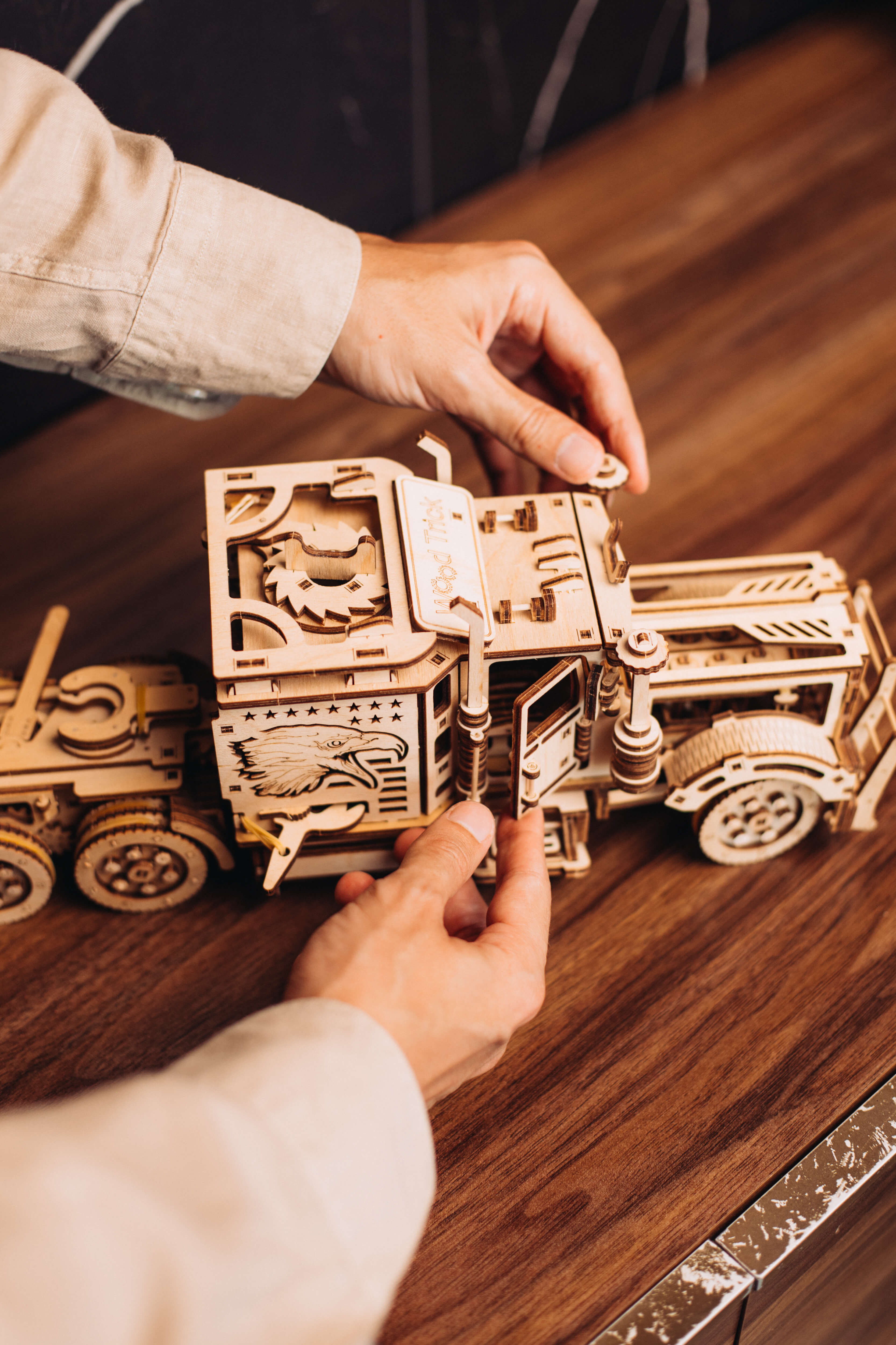 Wood Rik Rig Big Rig Wood model kit ️ WoodTrick – Wood Trick