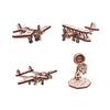 Set-of-Mini-3D-Puzzles-№1-Planes-and-Astronaut-from-WoodTrick-1 image-1 Español