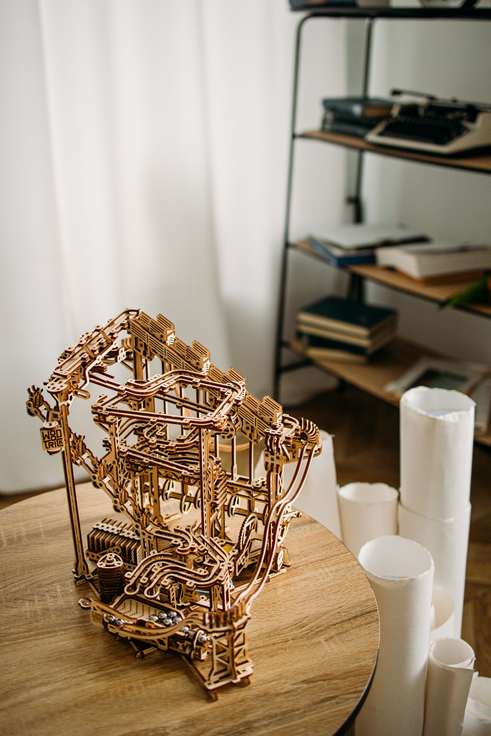 Spiral Marble Run Wood model kit ✔️ WoodTrick – Wood Trick